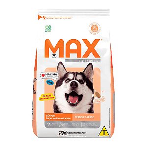Ração Max para Cães Sênior Raças Médias e Grandes Frango e Arroz 15 kg