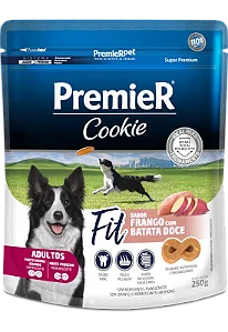 Premier Cookie Caes Ad Fit Frango/bat. Doce 250g