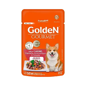 Golden Gourmet Caes Ad Peq Porte Carne 85g *