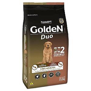 Ração Golden Formula Duo Cães Adultos Frango e Carne 15kg