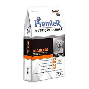 Premier Nutr Clin Caes Diabetes Medio/gde Porte 10,10 Kg