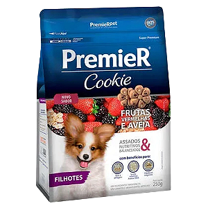 Premier Cookie Caes Fil. Fr. Verm. 250g