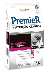 Premier Nutr Clin Caes Diabetes Peq. Porte 10,1 Kg