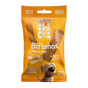 Quatree Snacks Bifinho Frango 60g