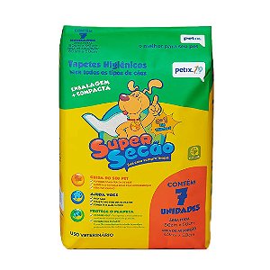 Tapete Higiênico Super Secão Petix 7 unidades