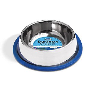 Comedouro Inox Duramax com Silicone Chalesco 705ml