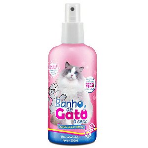 Spray Banho de Gato à Seco Puro Glamour CatMyPet 250 ml
