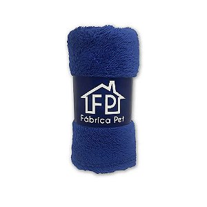 Manta Soft Fábrica Pet Azul Único