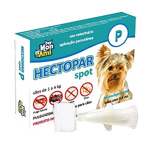 Antipulgas Hectopar Spot 0,4ml Cães de 1 a 4kg 0,4 ml