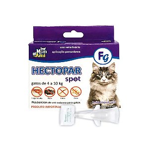 Antipulgas Hectopar Gatos Mon Ami 4 a 10  kg