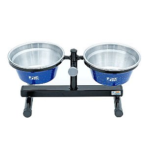 Comedouro Premium NF Pet Azul 1,2 L