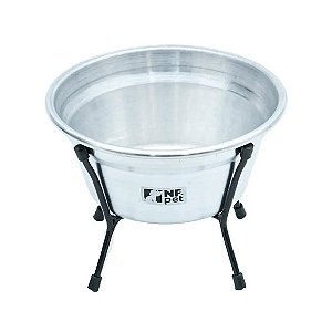 Comedouro Aramado Simples NF Pet Alumínio 600 ml