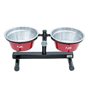Comedouro Premium NF Pet Vermelho 1,2 L