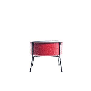 Comedouro Aramado Simples NF Pet Vermelho 2,5 L