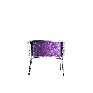 Comedouro Aramado Simples NF Pet Lilás 3,6 L