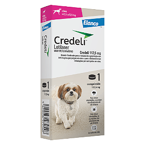 Antipulgas Credeli 112,5mg Cães 2,5-5,5kg 3 Comprimidos