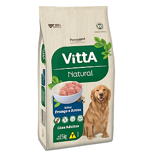 Vitta Natural Caes Ad Frango E Cereais 15 Kg
