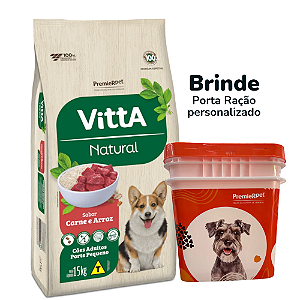 Vitta Natural Caes Ad Rp Carne E Arroz 15 Kg