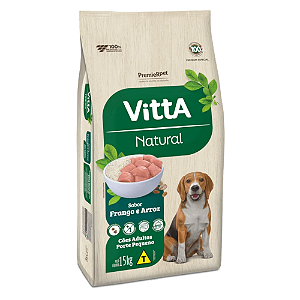 Vitta Natural Caes Ad Rp Frango E Cereais 15 Kg