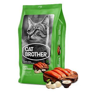 Cat Brother Castrado 10,1 Kg + Brinde Porta Ração
