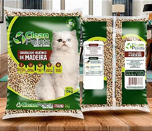 Granulado Hig. De Madeira Clean Pellets 15kg