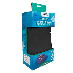 Tapete Gelado Preto Para Pets Lavipet 40x50