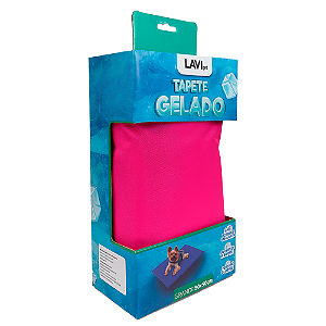 Tapete Gelado Rosa Para Pets Lavipets 40x50