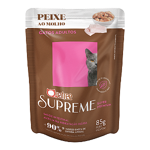 Ração Úmida Quatree Supreme Peixe para Gatos Adultos 85g