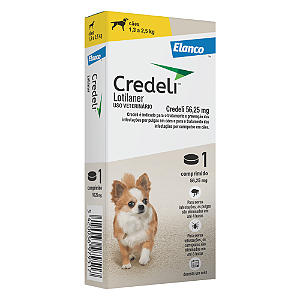 Credeli 56,25 Mg (1,3 A 2,5 Kg) Cx. 01 Compr.
