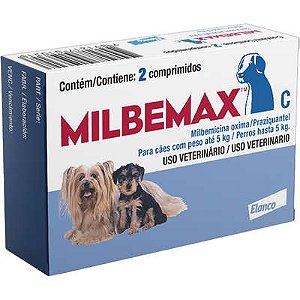 Milbemax Caes Ate 5 Kg C/ 2 Comp.