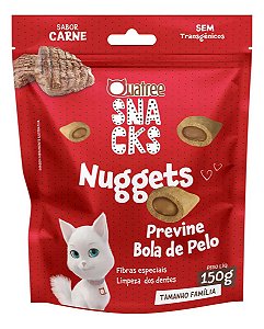 Quatree Snacks Nuggets Gato Bola De Pelo Carne 150g