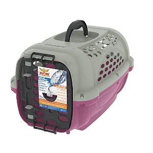 Caixa De Transp. Panther Sem Pote N 1 - Rosa (plast Pet)