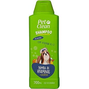 Shampoo Bomba De Vitaminas 700 Ml - Pet Clean