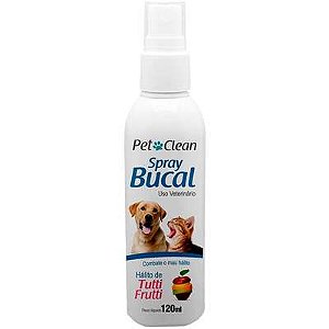 Spray Bucal Tutti Frutti 120 Ml - Pet Clean