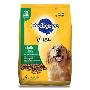 Pedigree Carne Vegetais 15 Kg
