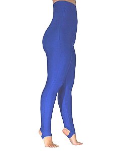 Calça Legging Cintura Alta Modeladora Azul Royal - Pezinho