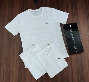 Camiseta Acostamento Básica - Cor Off White