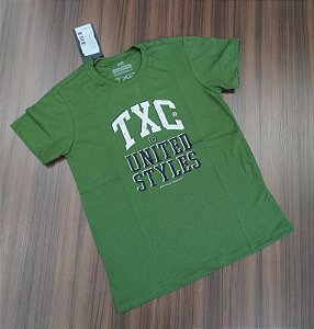Camiseta TXC Estampada - Cor  Verde Militar