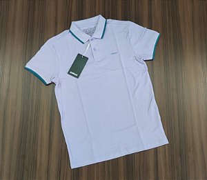 Camisa Gola Polo Colcci Bordado - Cor Lilás