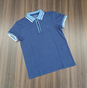 Camisa Gola Polo Colcci Duo - Cor Azul