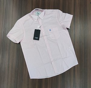 Camisa TXC Manga Curta / Com Bolso - Cor Rosa