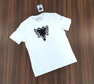 Camiseta Cavalera Estampa em Alto Relevo - Cor Branco