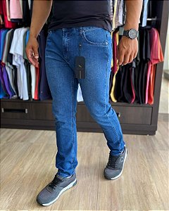 Calça Jeans Acostamento Modelagem Skinny -120513012