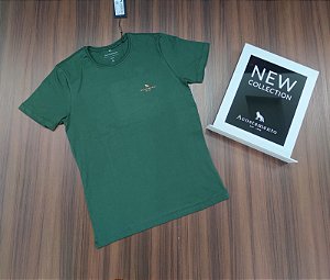 Camiseta Acostamento Estampa Discreta - Cor Verde 120502188