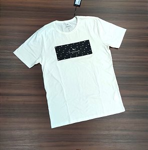 Camiseta Acostamento Estampada- Cor Off White 94102046