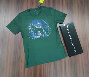 Camiseta Acostamento Estampa Neon - Cor Verde Nativo 120502021