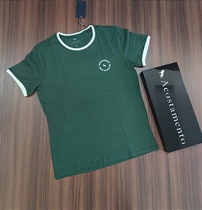 Camiseta Acostamento Básica - Cor Verde 120502160