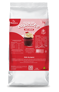 Mistura para Cupcake 1kg - sabor: red velvet