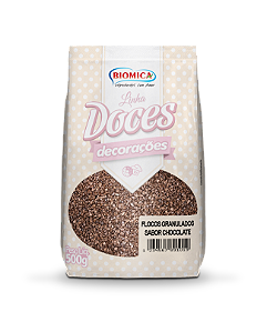Flocos Granulado 500g - sabor chocolate