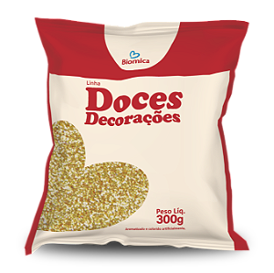 Açúcar Glitter Dourado 300g